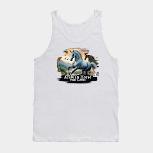 Arabian Horse - WILD NATURE - HORSE -10 Tank Top